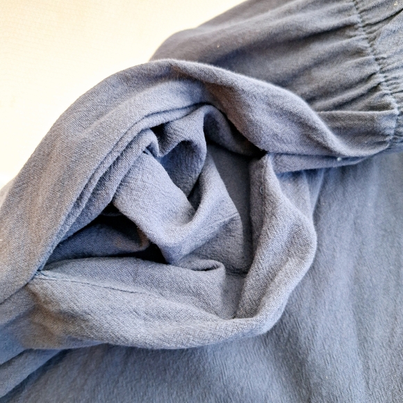 E-Retro brand "Float like A Butterfly" Lagenlook pull-on crop pants size XL. - Picture 10 of 11